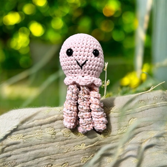 Other - COPY - Pink Crochet Octopus Toy